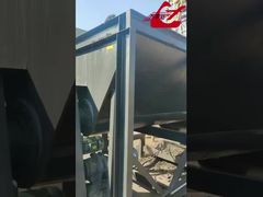 Wanshida Brikettierpresse in Aktion.