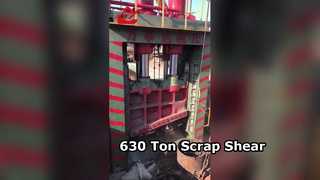 Hochleistungsneue hydraulische Vortriebsschere 630 Tonnen Schneidkraft für die Großrecycling von Stahlschrott