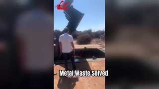 Sehen Sie sich an: Schaufenster für robuste Ballenpressen aus Altmetall für die Abfallwirtschaft