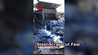 Ein genauerer Blick: Länge 180 mm Schrottschermaschine 1 Satz Stahlschrott-Schreddermaschine