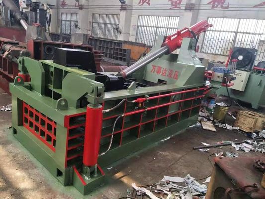 Manual / Automatic Operation Mode Shear Baler 90.5kw Rated Power 15-20ton/h Capacity