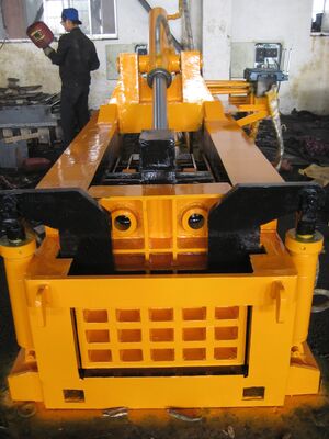 Customizable Compact Hydraulic Scrap Baling Machine For Flexible Metal Recycling With 18.5kw Motor Power
