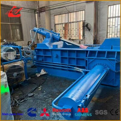 Y83-160 Turn-Out Hydraulic Metal Baler With 1600kN Force And 1600×1000×800mm Chamber For Scrap Recycling