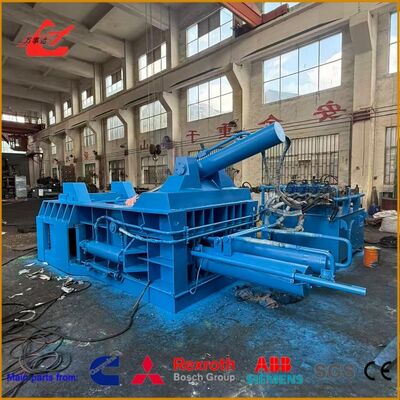 Y83-160 Turn-Out Hydraulic Metal Baler With 1600kN Force And 1600×1000×800mm Chamber For Scrap Recycling