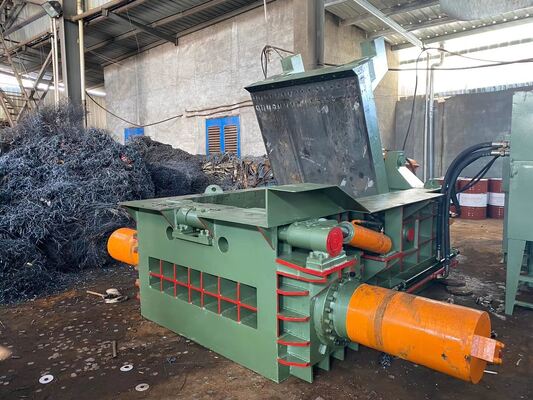 High-Density Metal Baling Press With 1800 – 2500kg/h Capacity For Scrap Steel