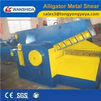 Heavy-Duty Hydraulic Alligator Shear 285mm Maximum Blade Opening For Steel And Scrap Metal Recycling