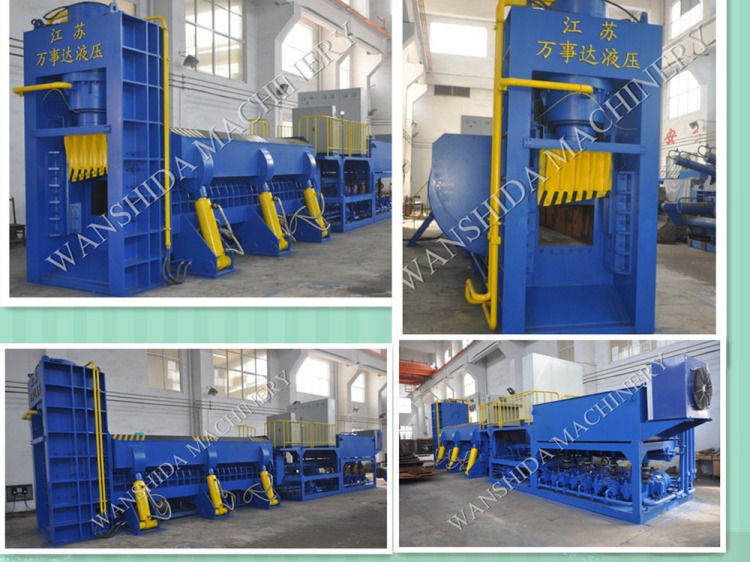 High Safety High Capacity 5000kg/h Metal Baler for Recycling Needs
