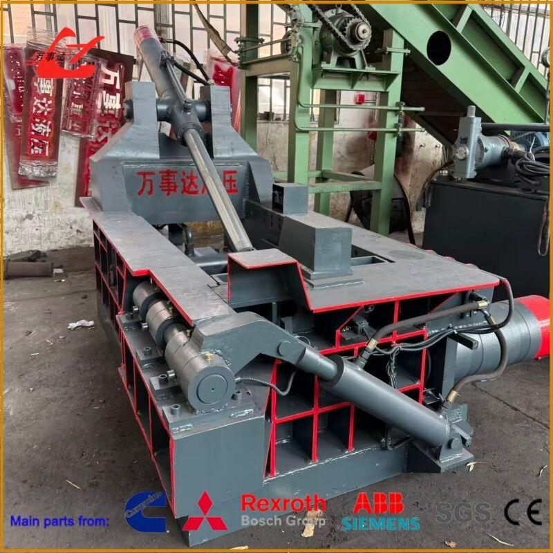 2-3Ton/h Metal Baler Custom Voltage For Small And Medium Scrap Metal Recycling With Balanced Performance