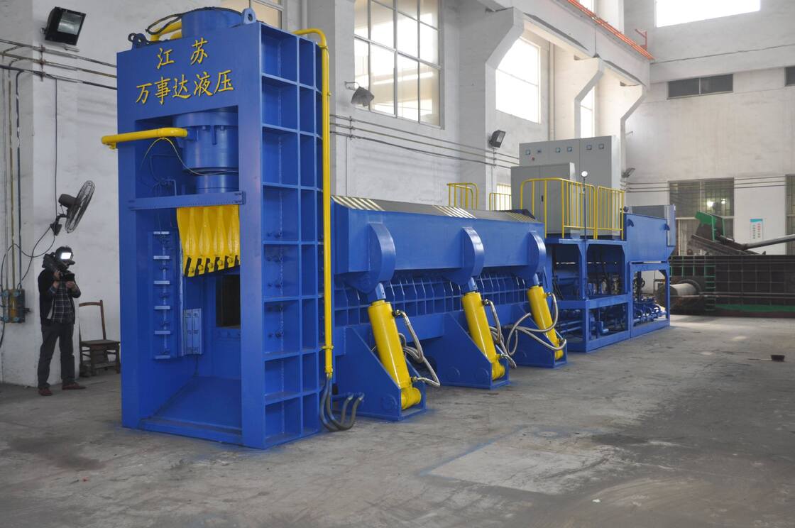High Rated Power And Pressure Hydraulic Baler Shear For High Pressure Applications With 9–12 TPH Capacity