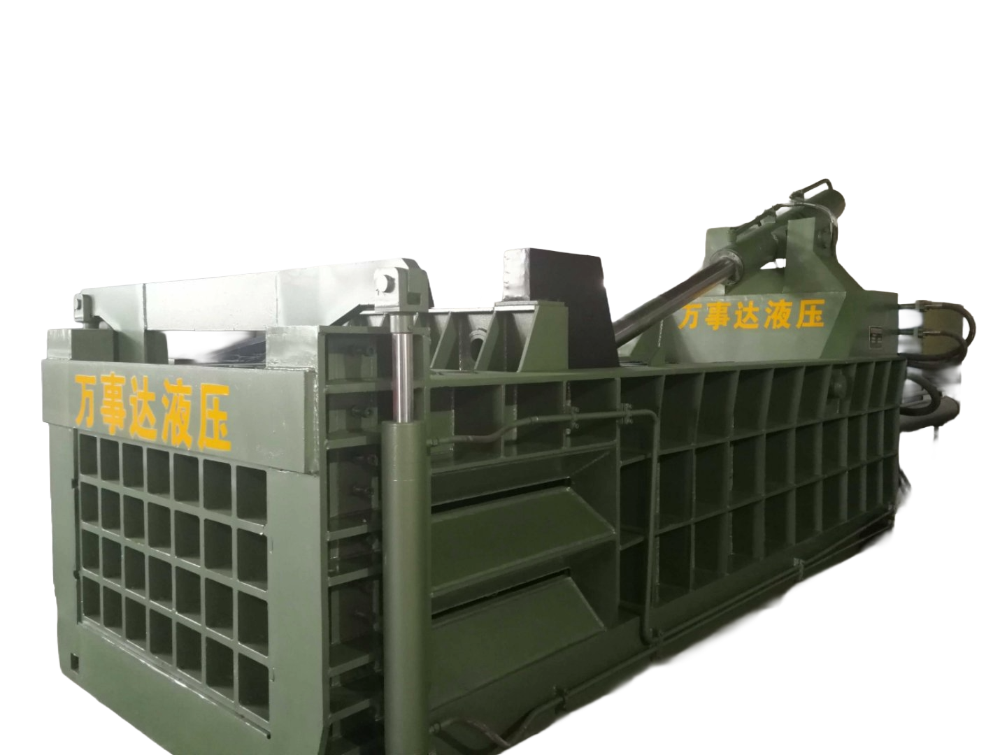 Wear-Resistant 315Ton Hydraulic Metal Baler Front Push Out For Steel Scrap Recycling