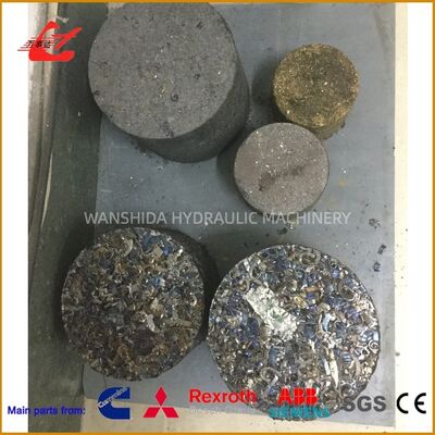 2500kN Hydraulische Schrottmetallbrikettenpresse, manueller oder PLC-Betrieb, ideal für das Briketten von Gusseisen und Metallabfällen