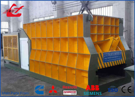 84KW Hydraulische Container-Schrottschere 4000kN für das Recycling von schweren Eisenmetallen