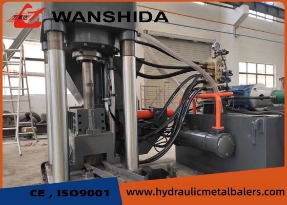 Hochleistungs-Y83-3150 Hydraulische Schrottbrikettierpresse mit 3150 kN Nennkraft und 125×(50-60) mm Brikettgröße